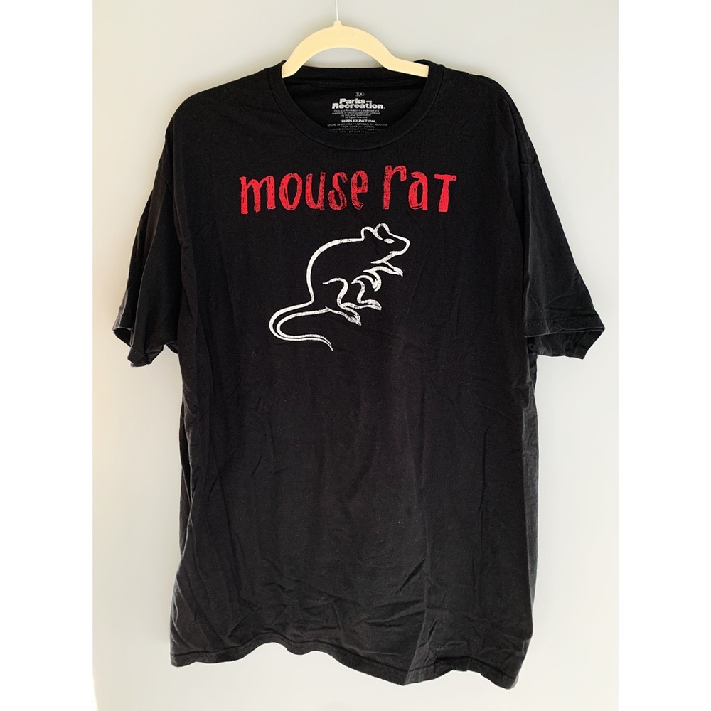 Parks & Recreation Mouse Rat Tee 2XL